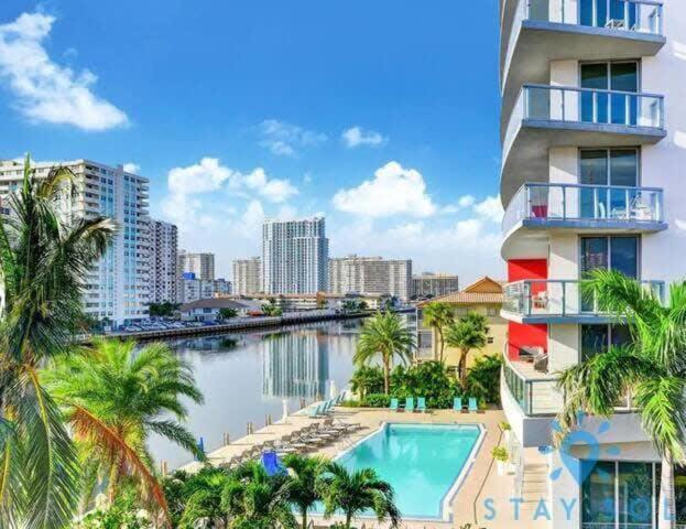 Infinite View With Balcony,Pool Plus Near Beach Hallandale Beach Dış mekan fotoğraf