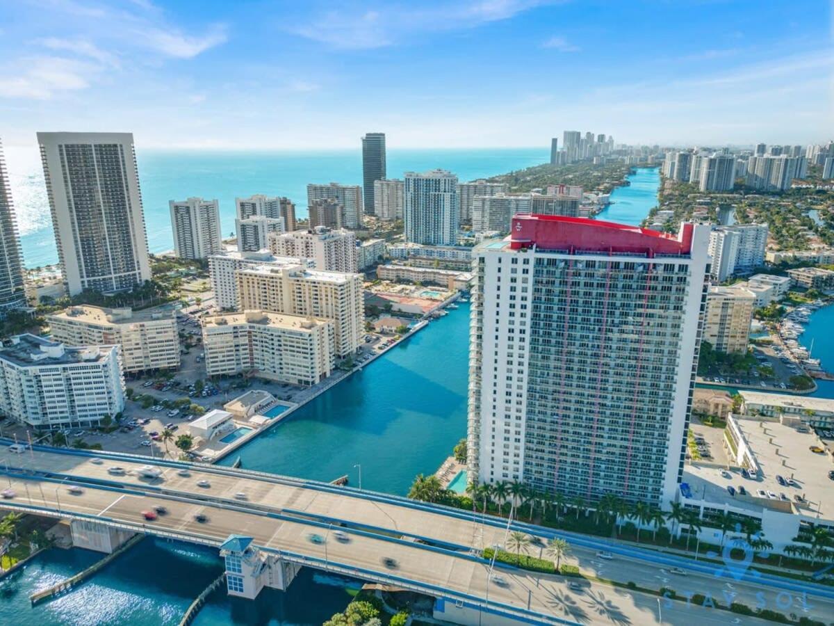 Infinite View With Balcony,Pool Plus Near Beach Hallandale Beach Dış mekan fotoğraf