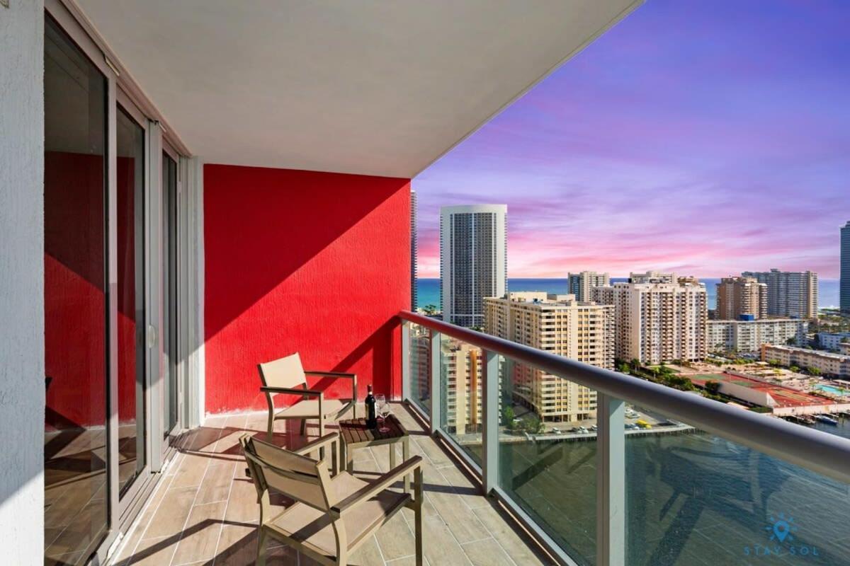 Infinite View With Balcony,Pool Plus Near Beach Hallandale Beach Dış mekan fotoğraf