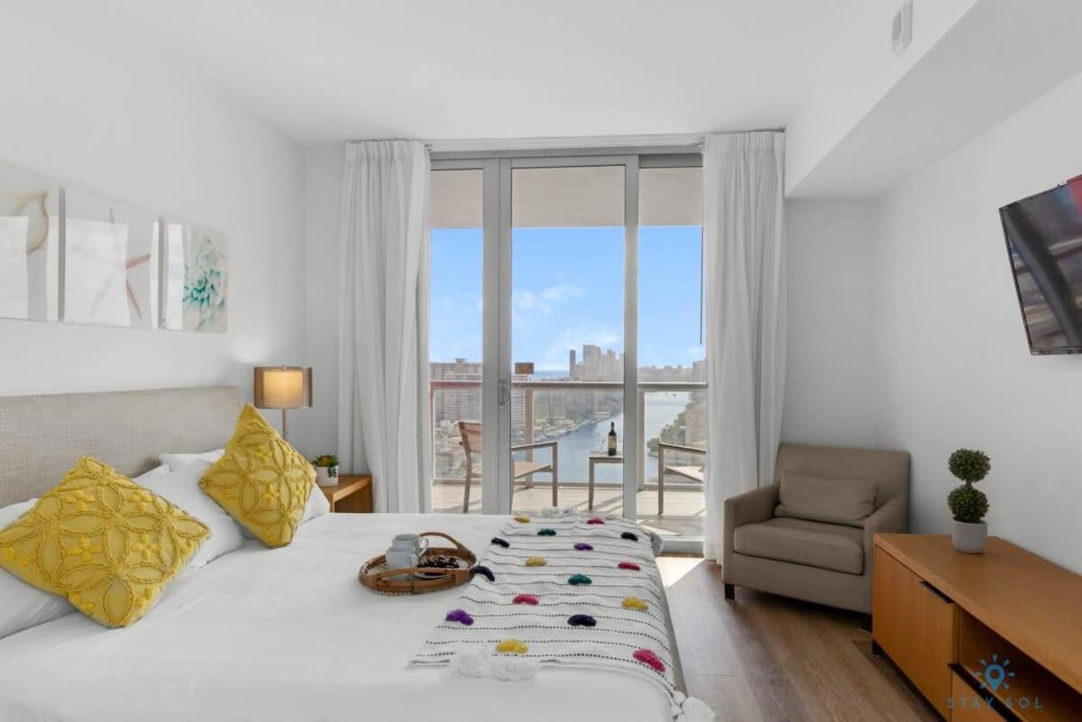 Infinite View With Balcony,Pool Plus Near Beach Hallandale Beach Dış mekan fotoğraf