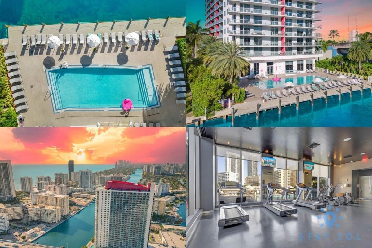Infinite View With Balcony,Pool Plus Near Beach Hallandale Beach Dış mekan fotoğraf